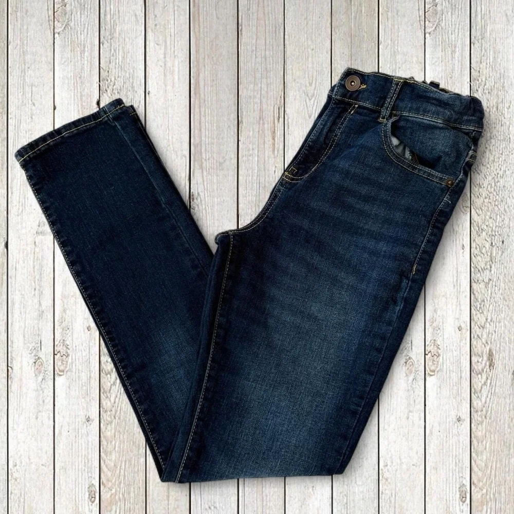 The Children's Place Boys Skinny Stretch Jeans Dark Wash Size 14
